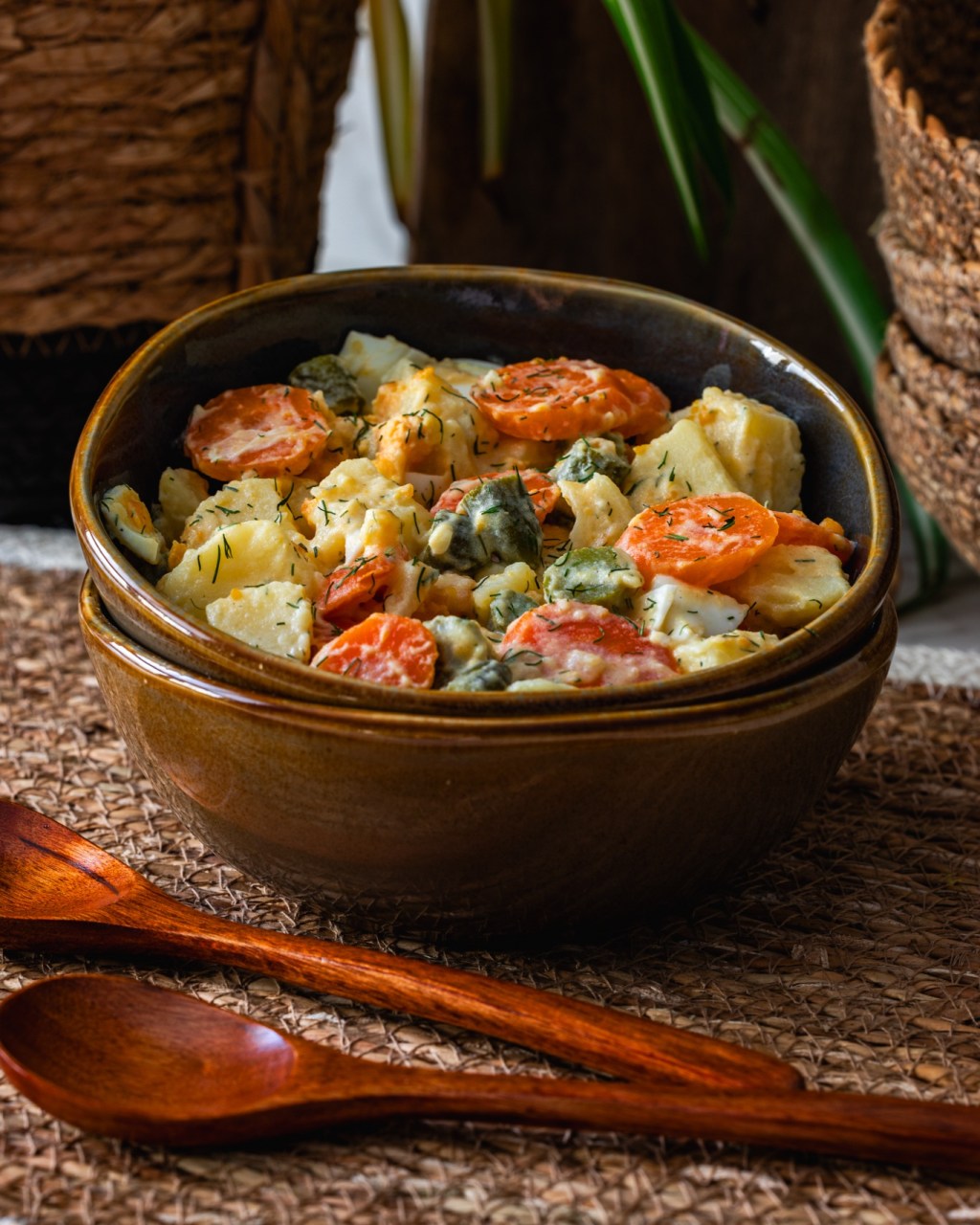 Ensalada prebiótica de patata y zanahoria